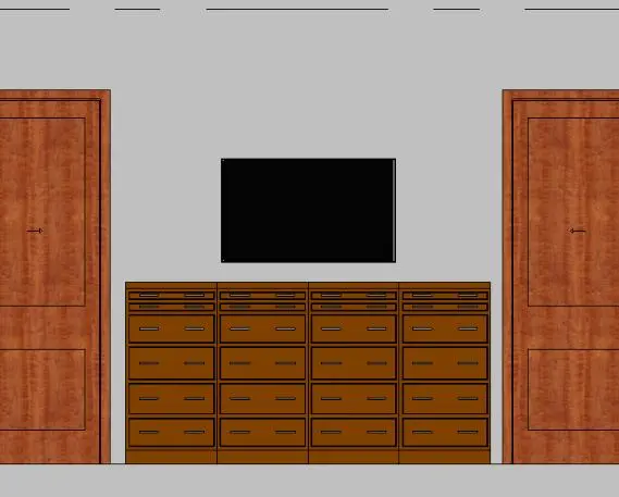 Dresser - 24x24x48 — preview 1, by hsmaggie (RevitCity, CC0)