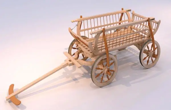 Carriage — preview 1, by kojake (RevitCity, CC0)