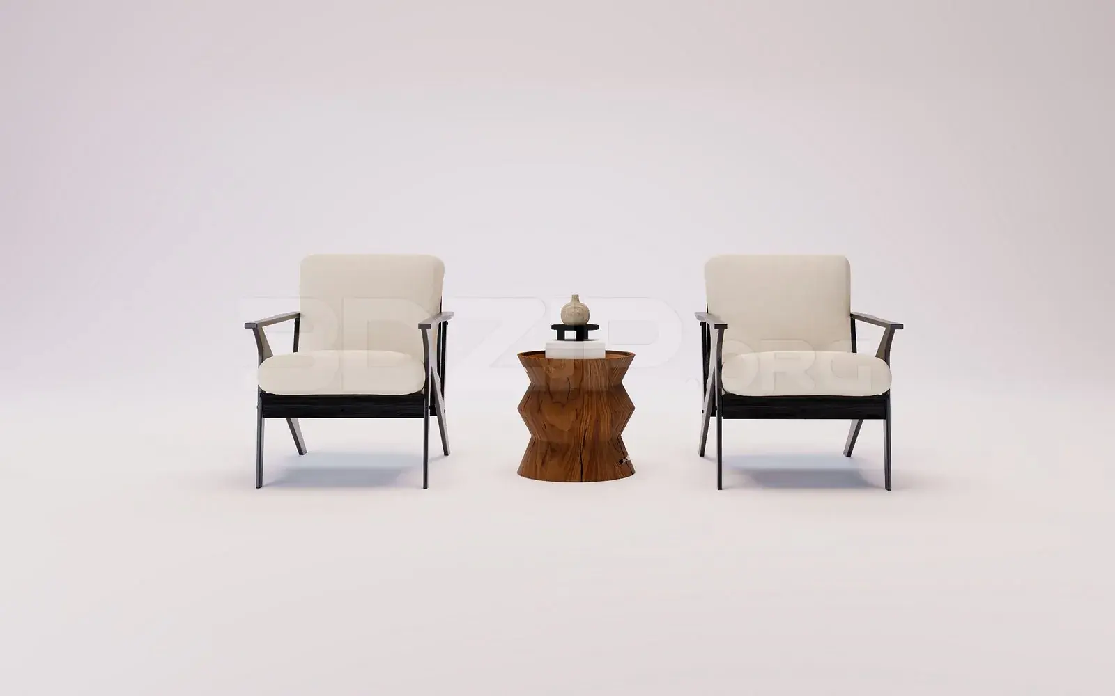 Armchair 3D Model for Interior Projects