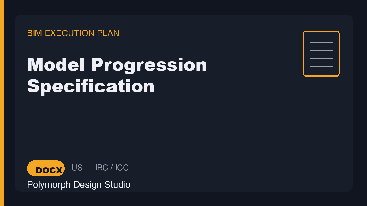 Model Progression Specification