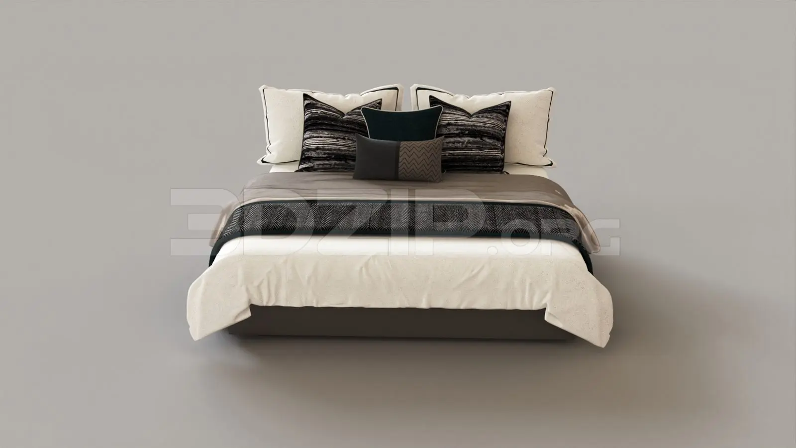Bed — preview 1 (3dzip, CC0)