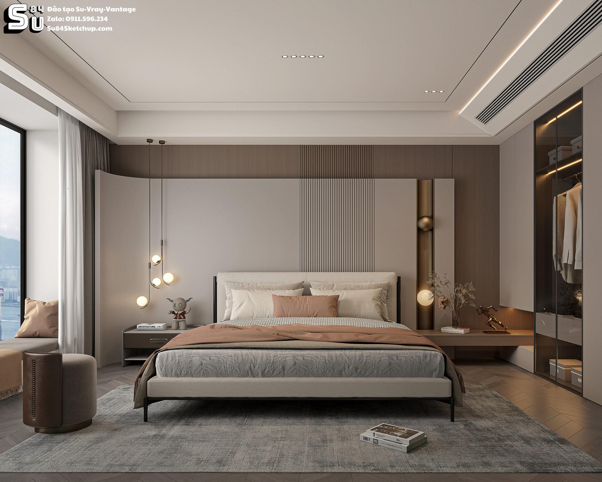 Modern Luxury Bedroom Interior