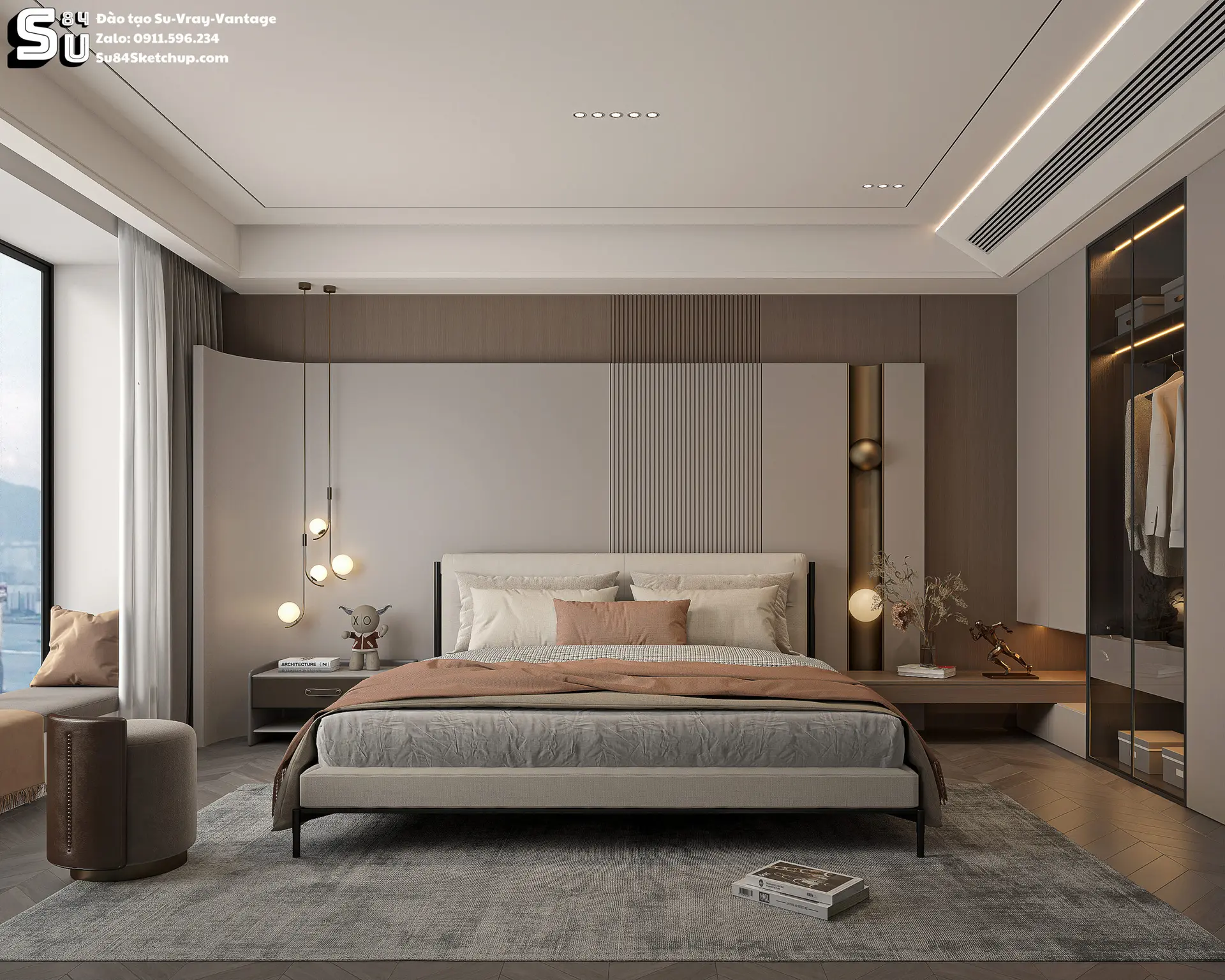 Modern Luxury Bedroom Interior