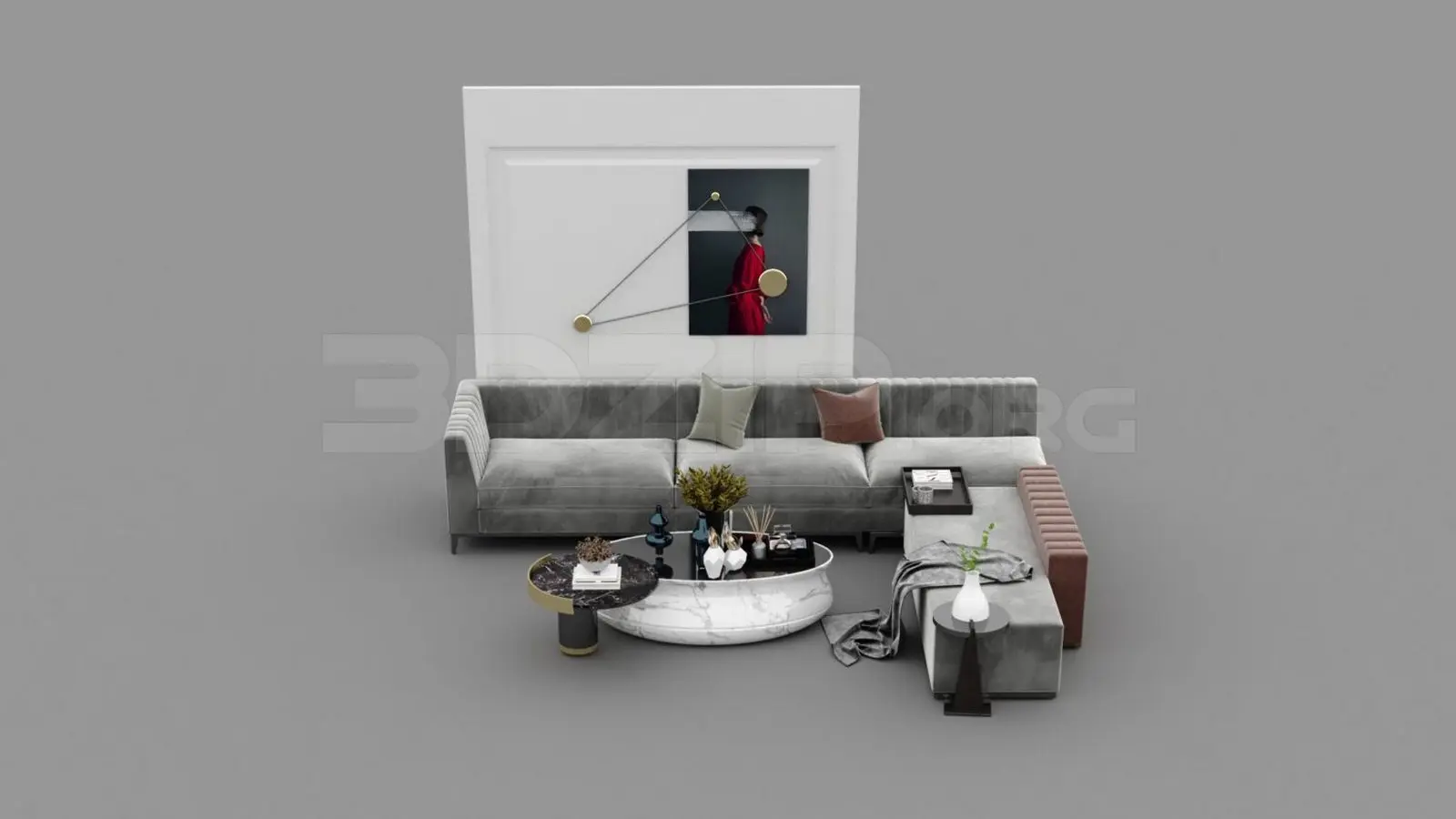 Sofa — preview 1, by Huy Hieu Lee (3dzip, CC0)