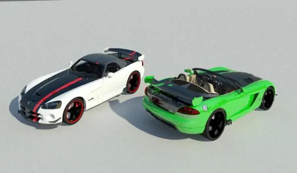 ACR - Dodge Viper Convertible - Car Automobile Vehicle