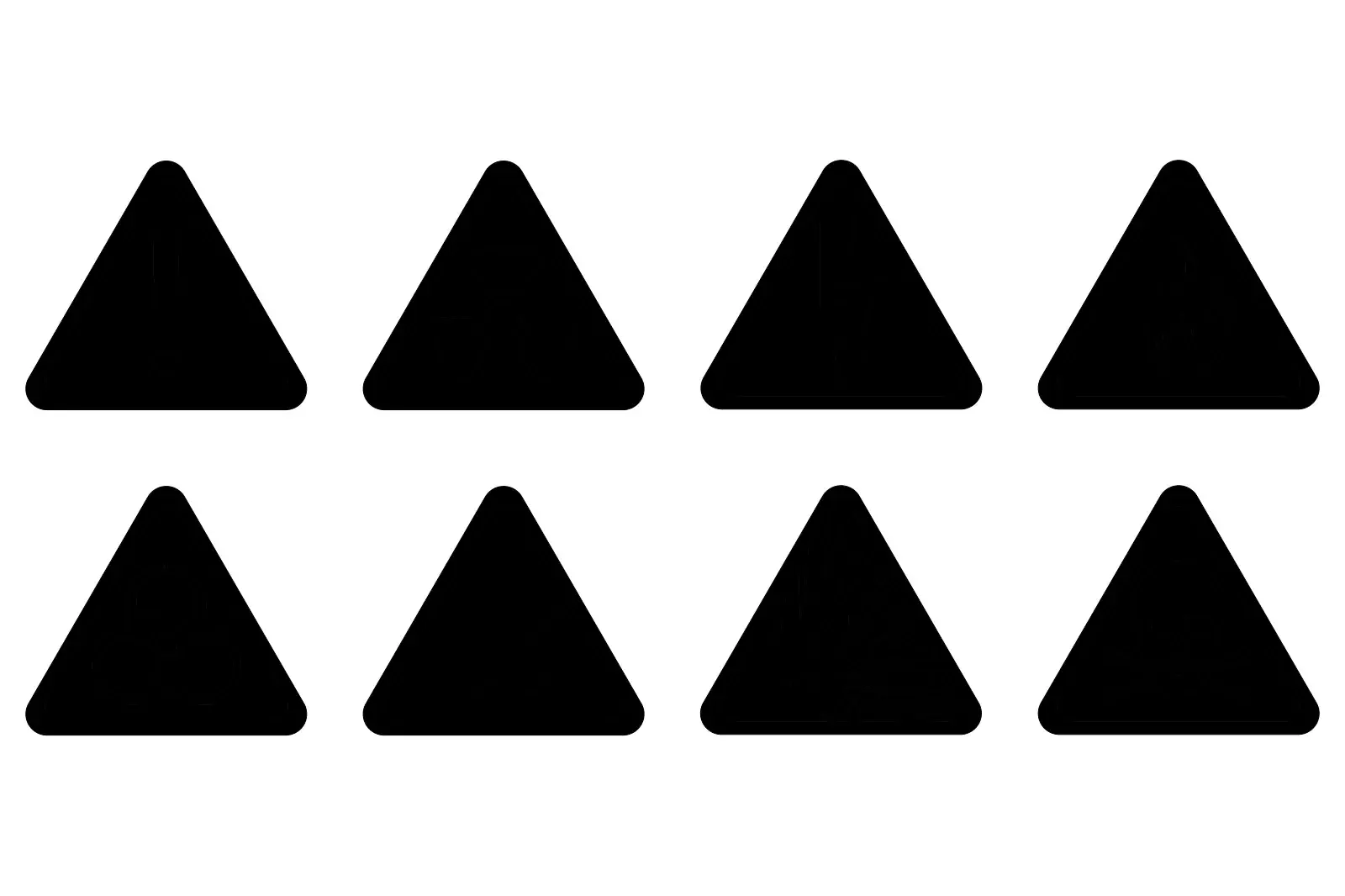 Hazard Symbol vector