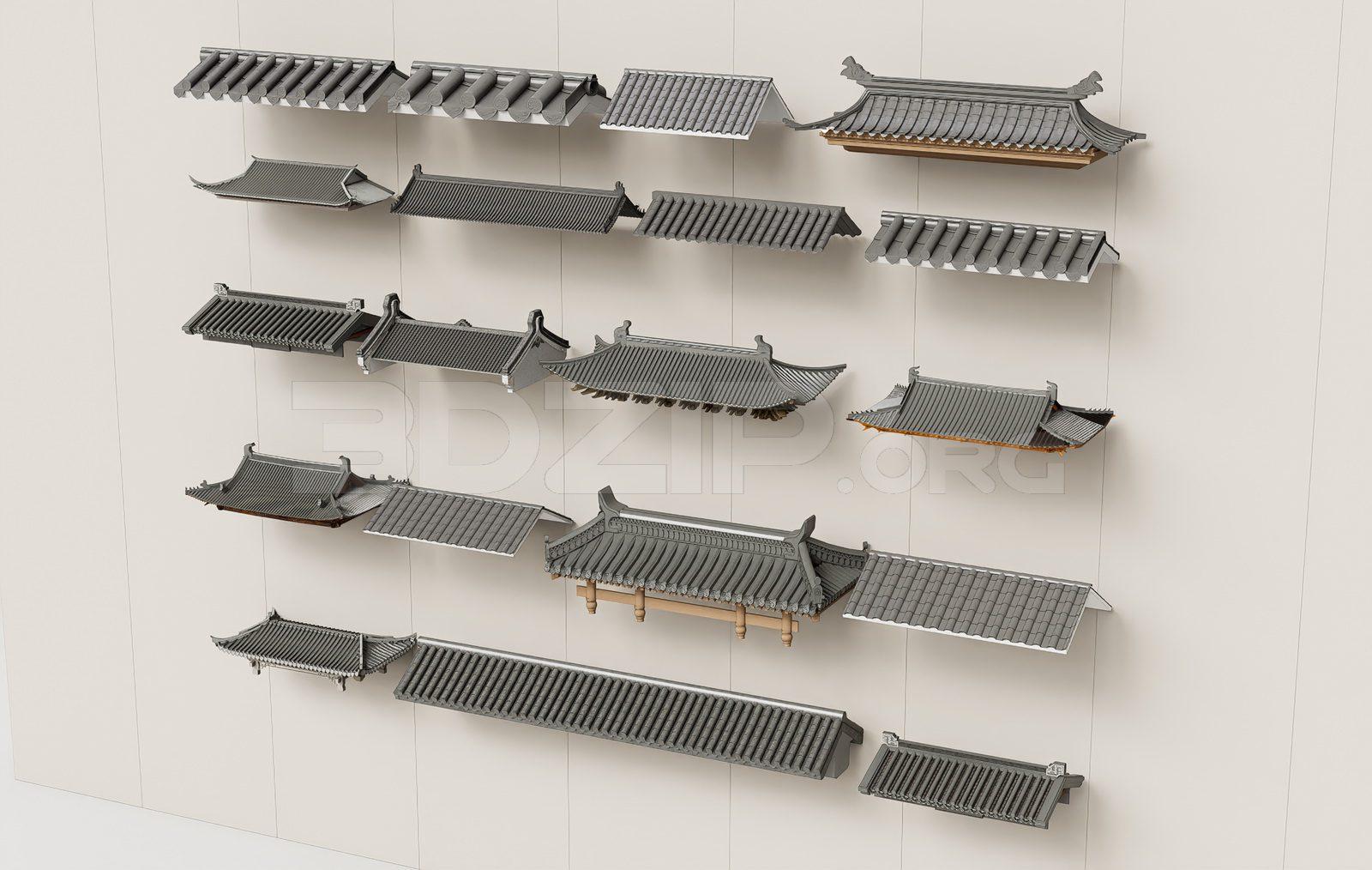 Traditional Asian Roof Collection