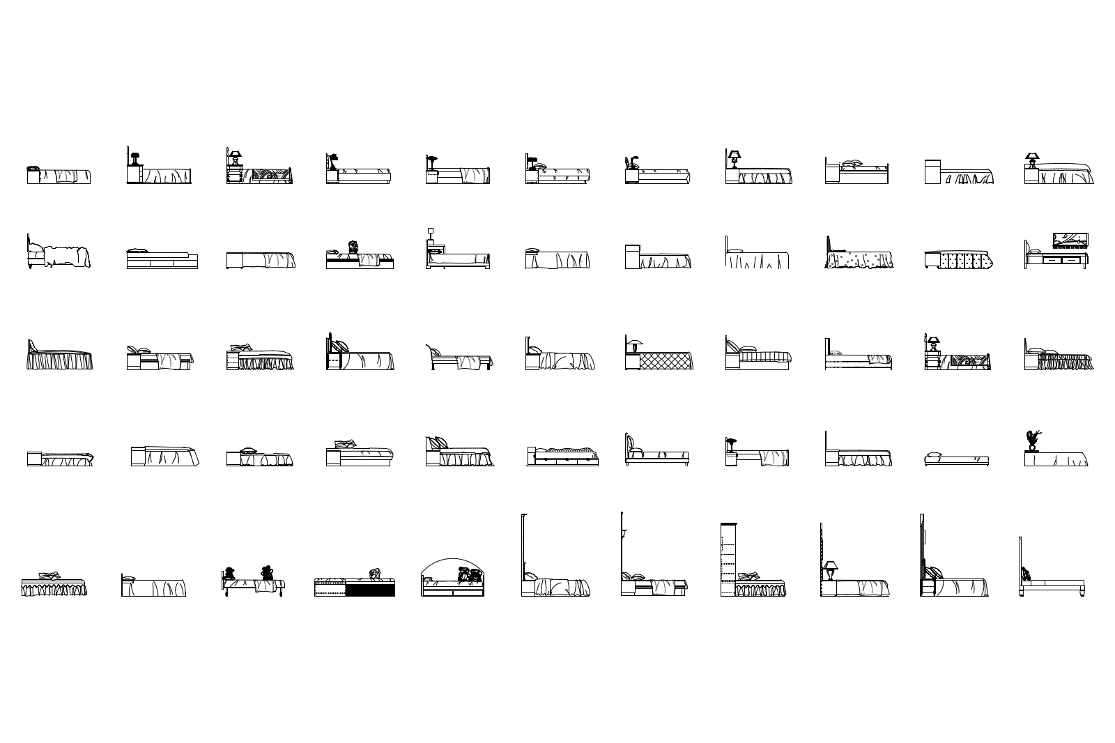 Beds side elevation