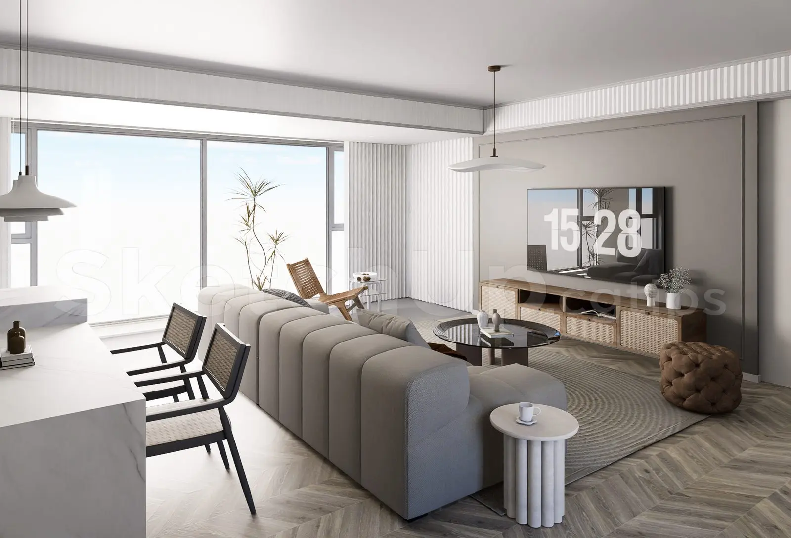 Living Room Interior — preview 1 (cgtips, CC0)