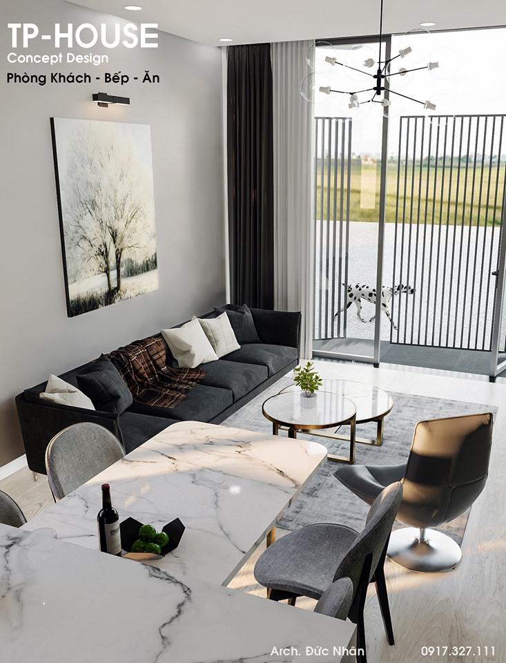 Living Room – Kitchen Interior