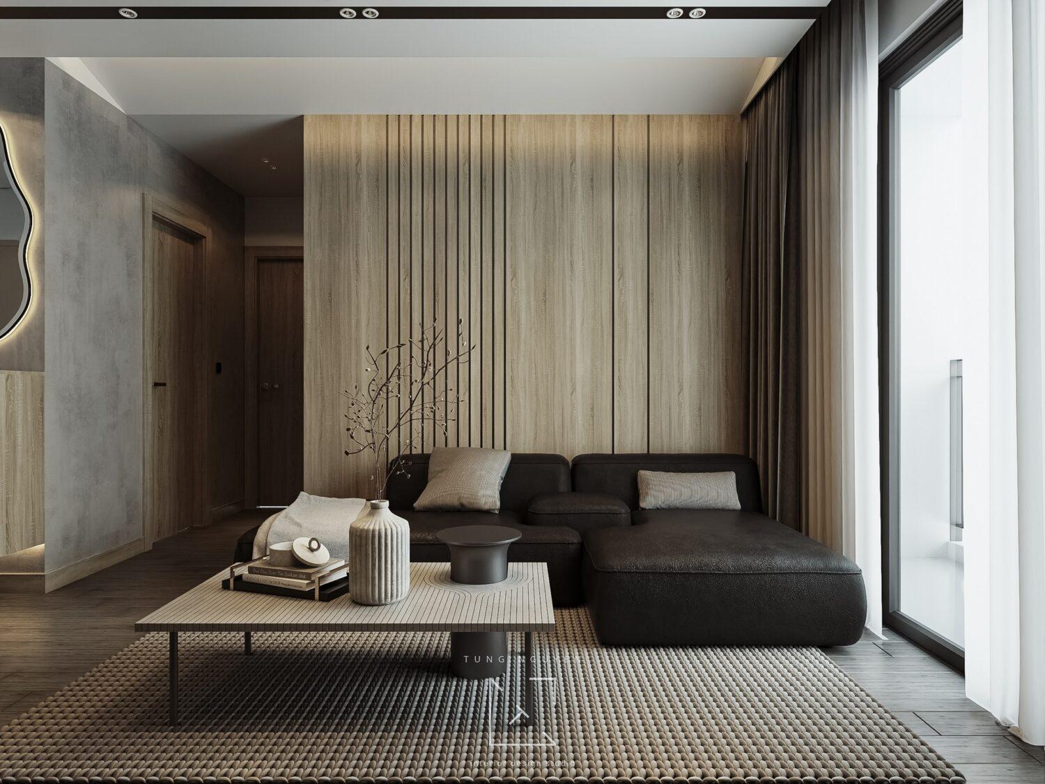 Living Room – Kitchen Interior