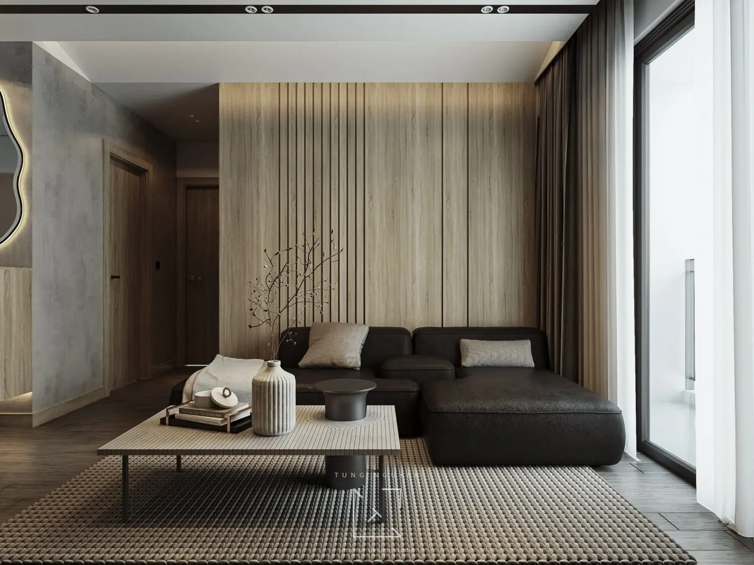Living Room – Kitchen Interior