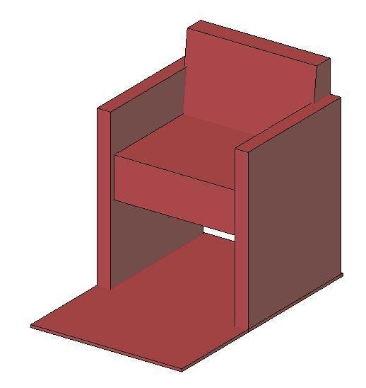 MrGGs metric cinema seat W56_D85_H25