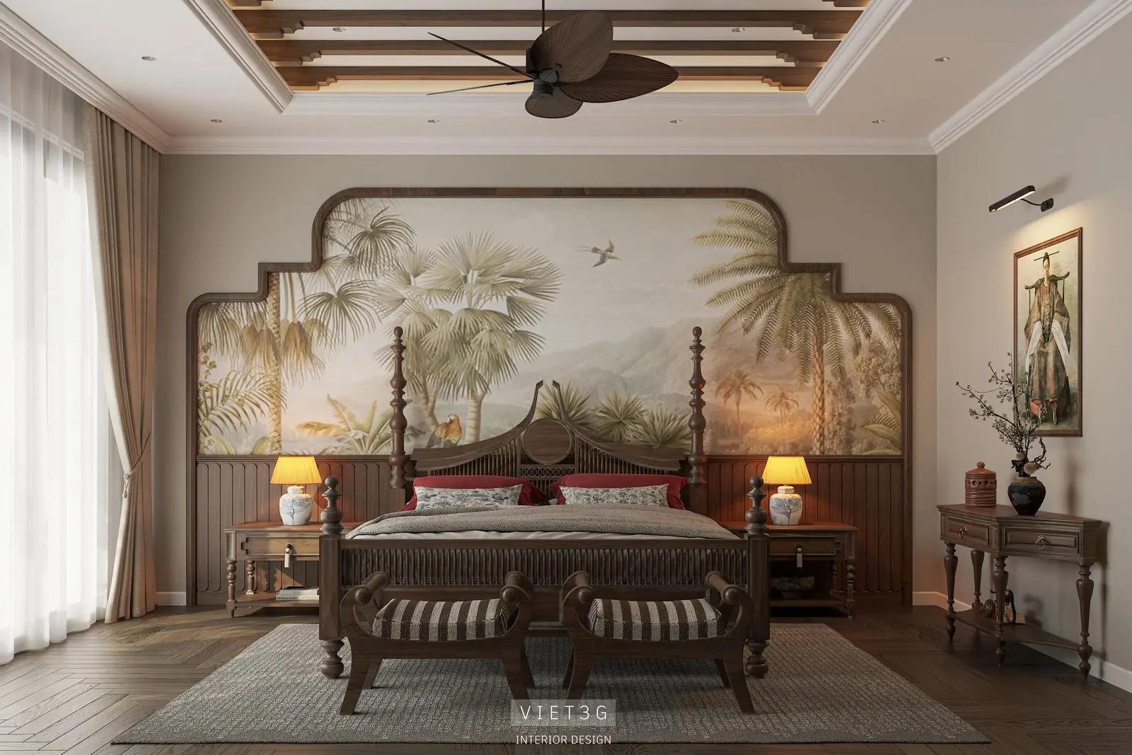 Bedroom Interior — preview 1, by Dinh Dong (cgtips)