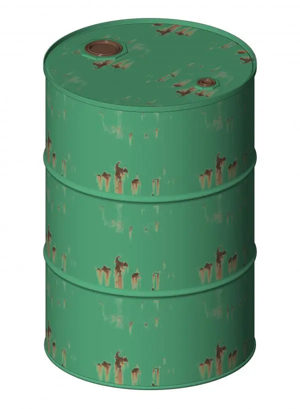Steel Drum - 200 Litre - 44 Gallon - 55 US Gallon - RUSTY