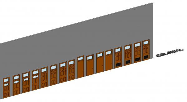 Fully Parametric Door 001_With Fanlite