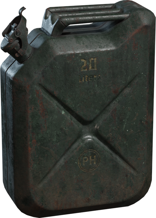 Metal Jerrycan Green