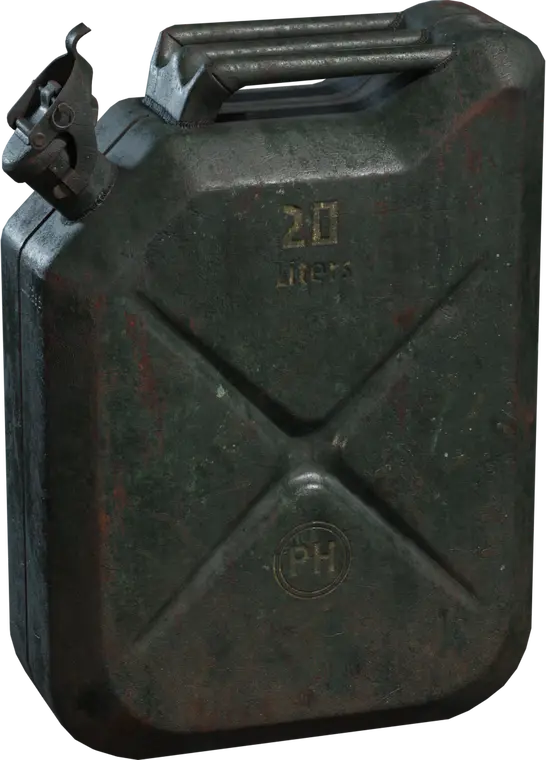 Metal Jerrycan Green — preview 1, by Ulan Cabanilla (Poly Haven, CC0)