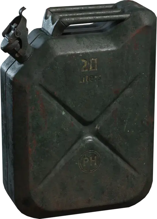 Metal Jerrycan Green