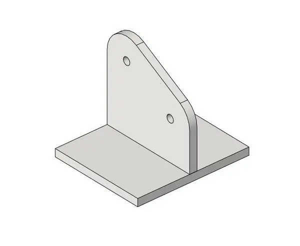 Bracing Strut Arm - Flitch Connection Plate