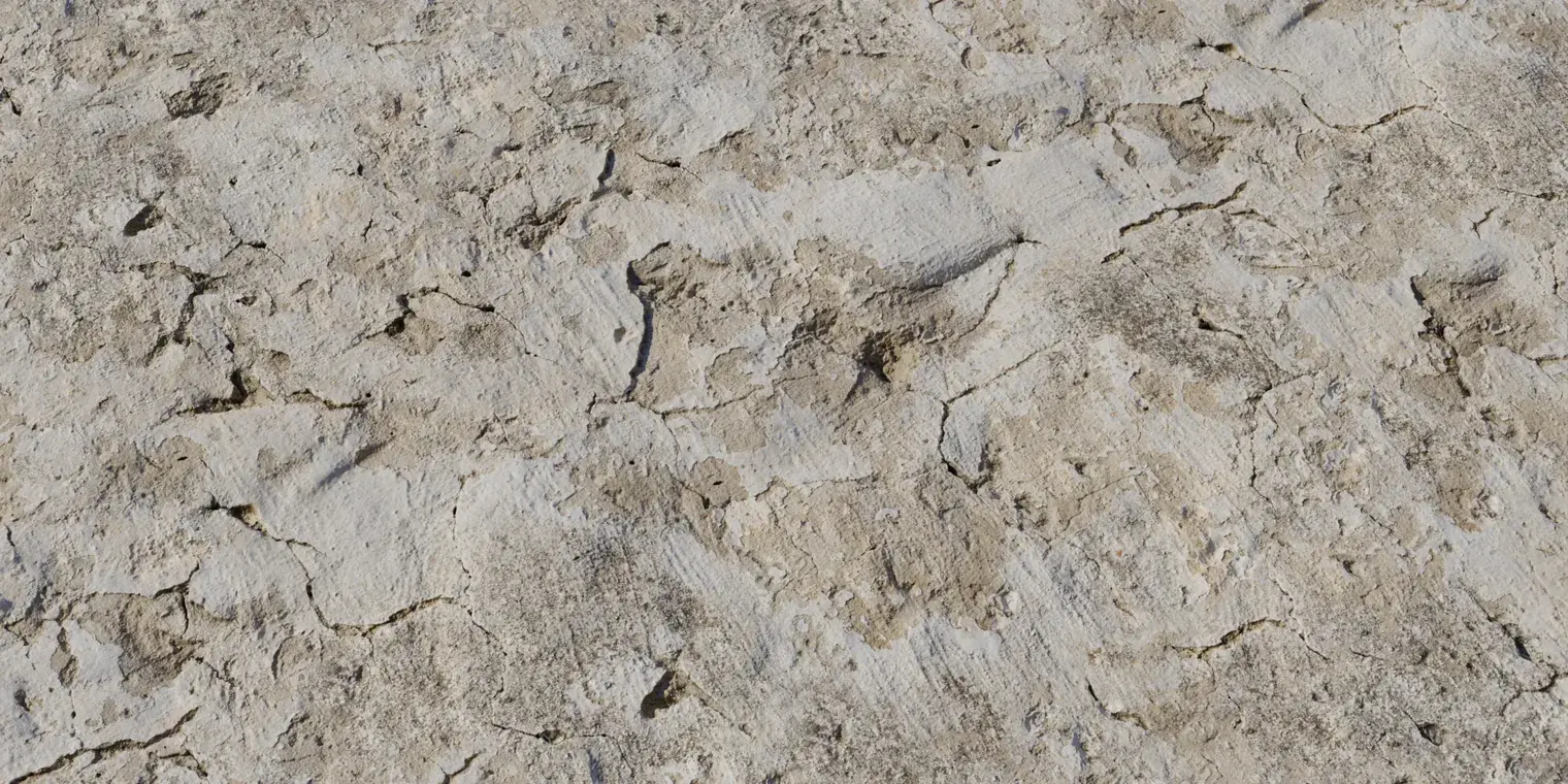 Cracked Concrete Wall