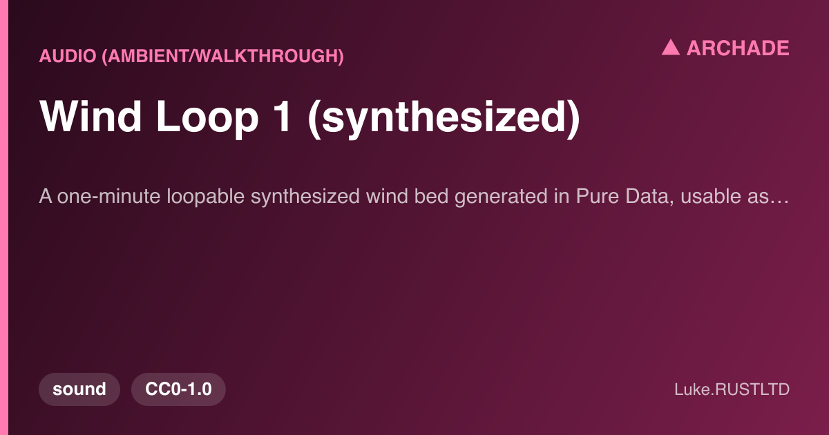Wind Loop 1 (synthesized)
