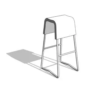 Aspen Bar Stool - HighTower — preview 1, by shartkopf (RevitCity, CC0)