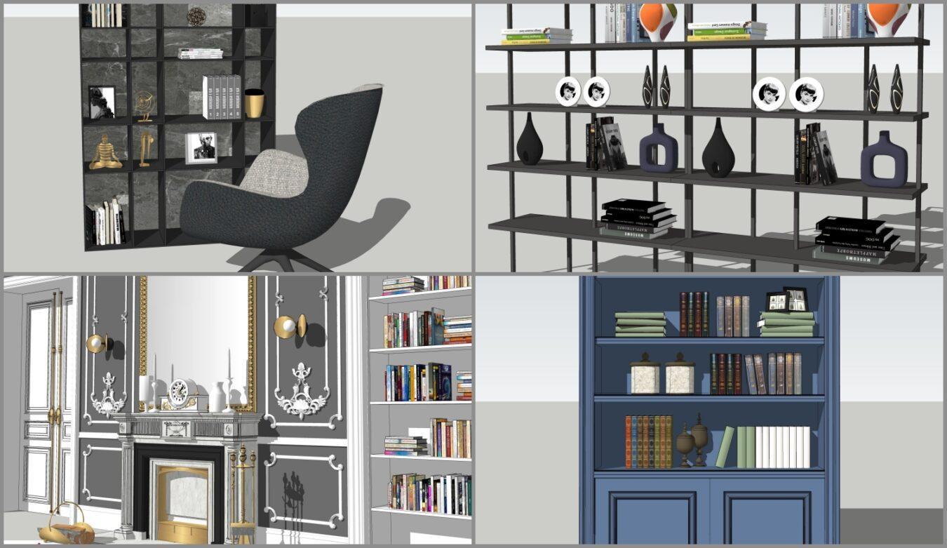 Combo Decorate Bookself