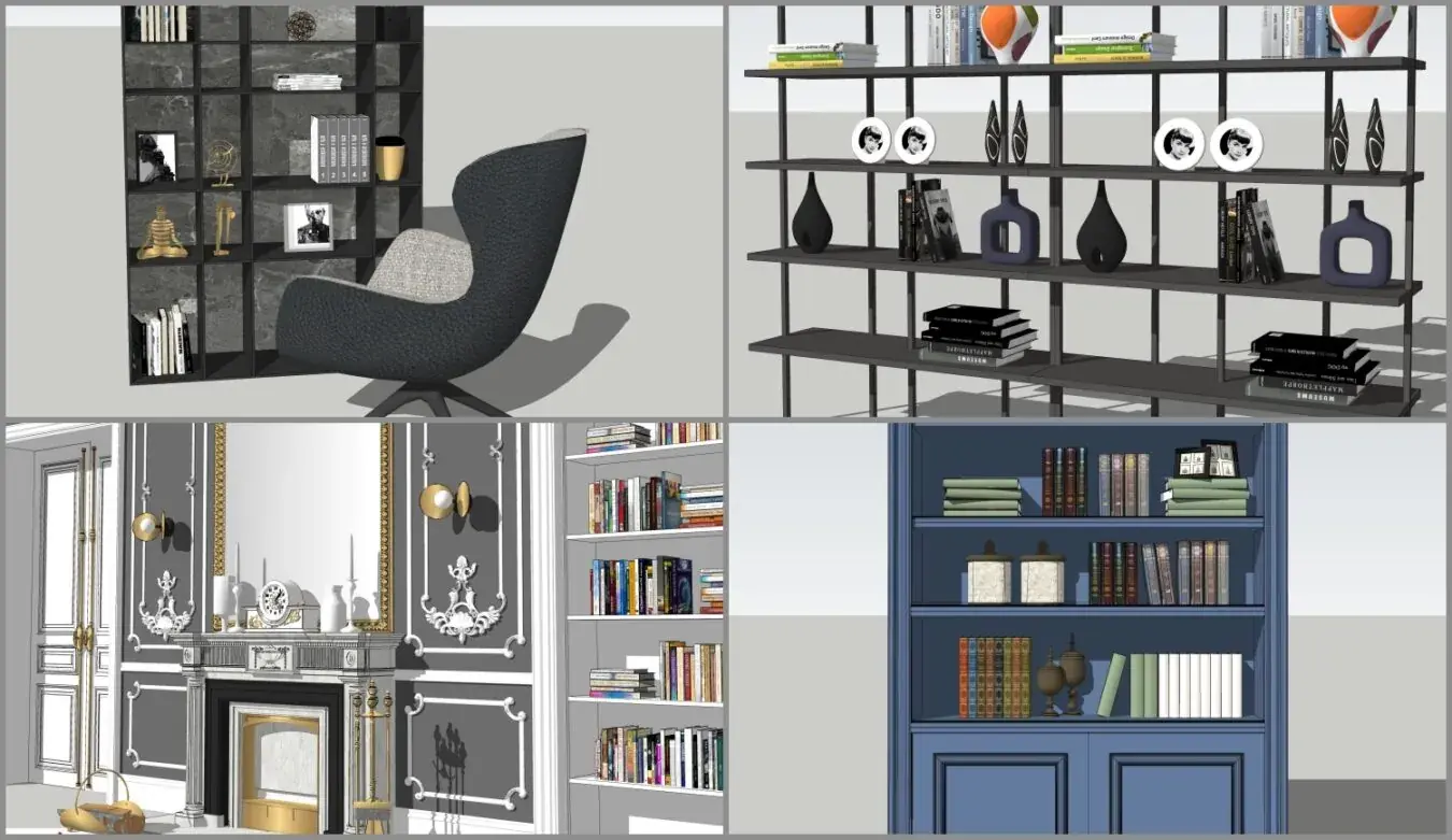 Combo Decorate Bookself