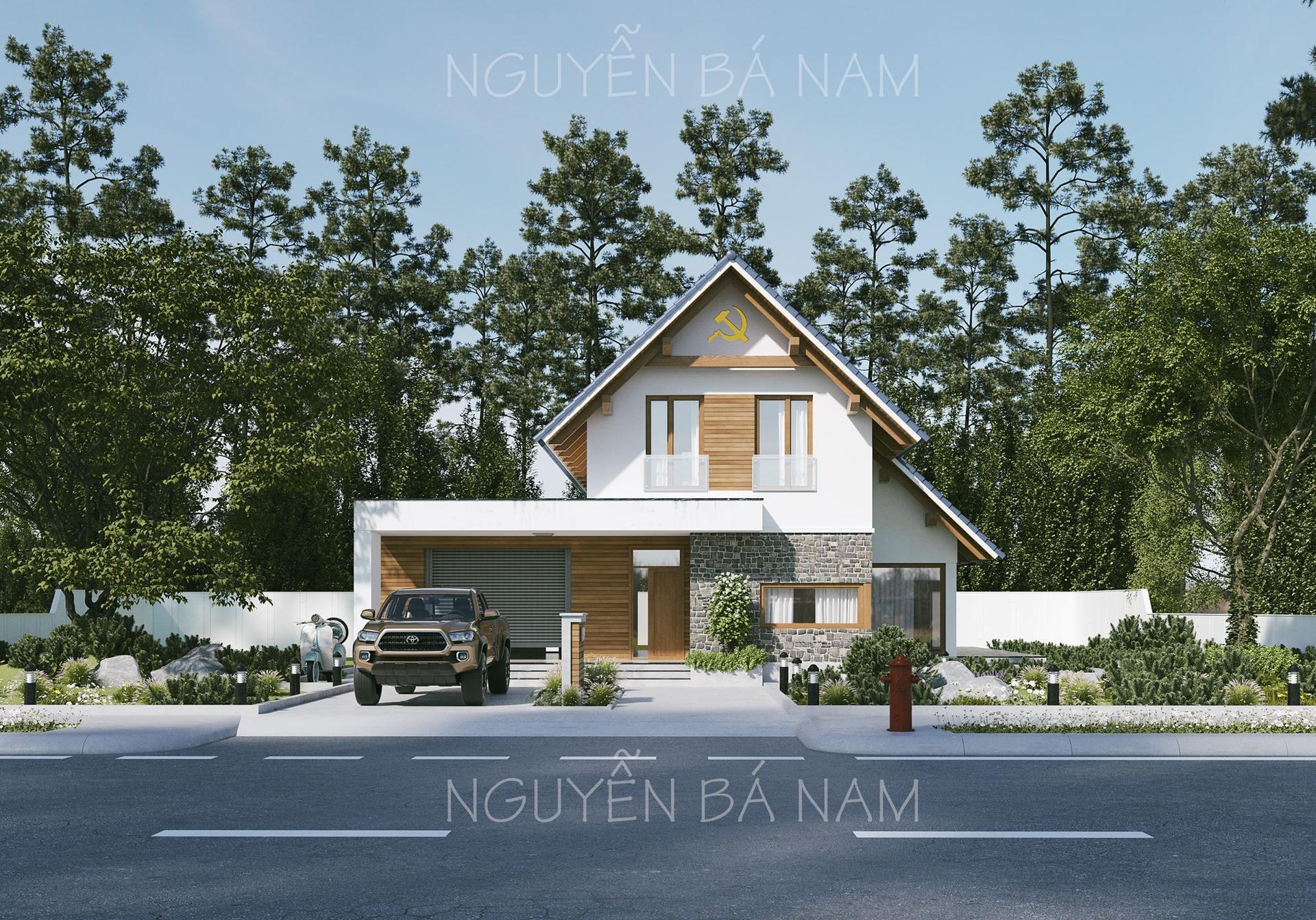 Exterior Villa Scene