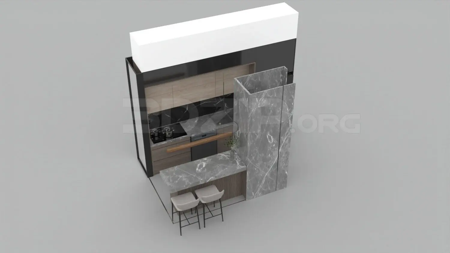 Kitchen — preview 1 (3dzip, CC0)