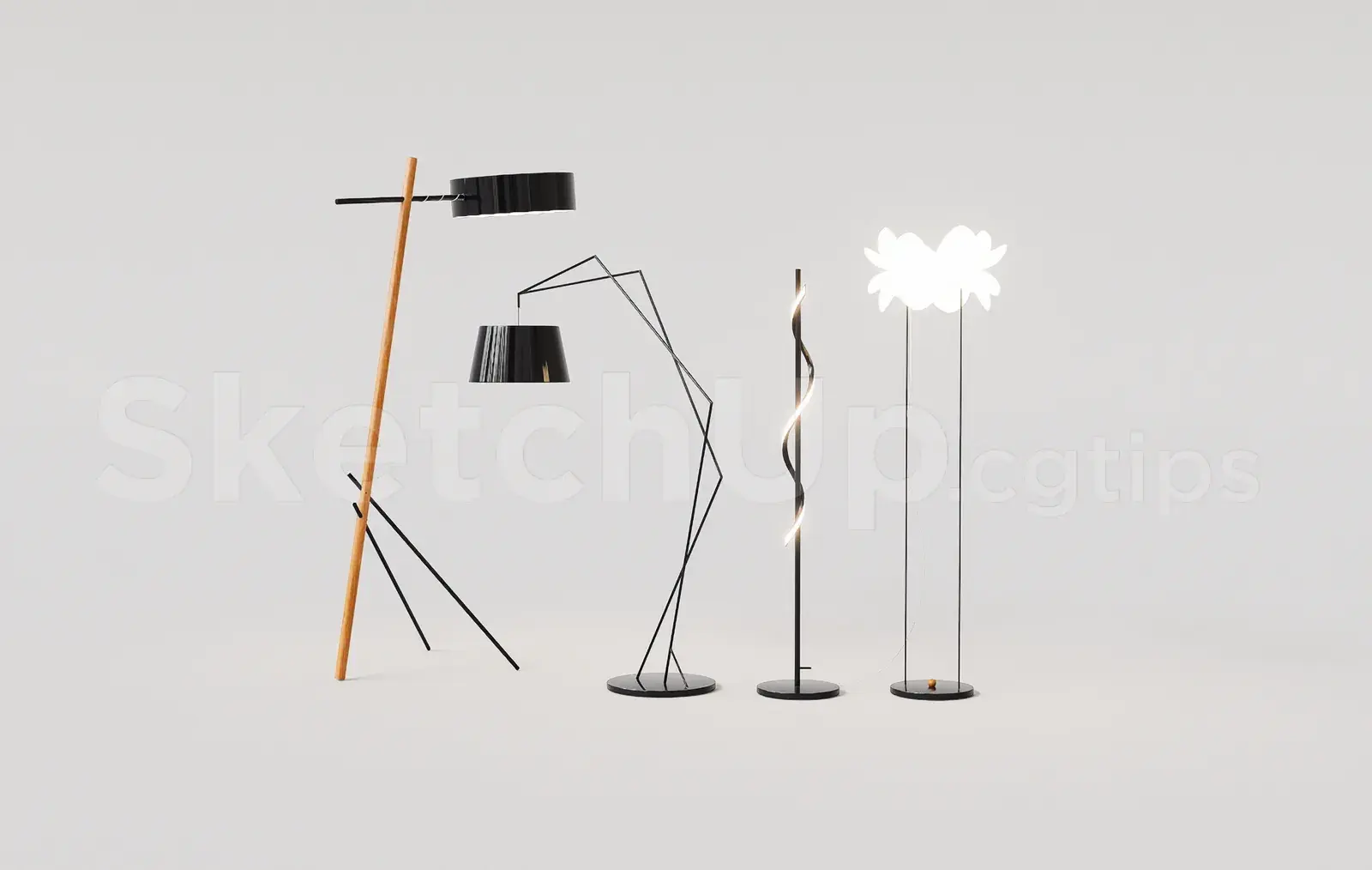 Minimal Modern Floor Lighting Collection