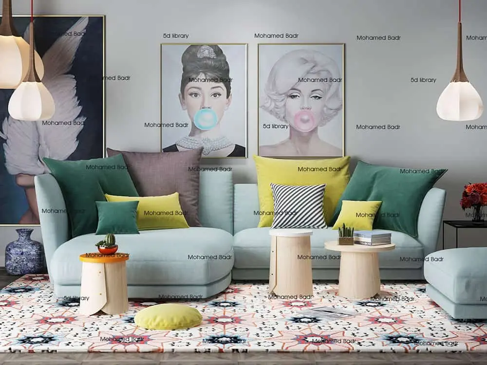 Interior Scene For Living Space From Mohamed Badr