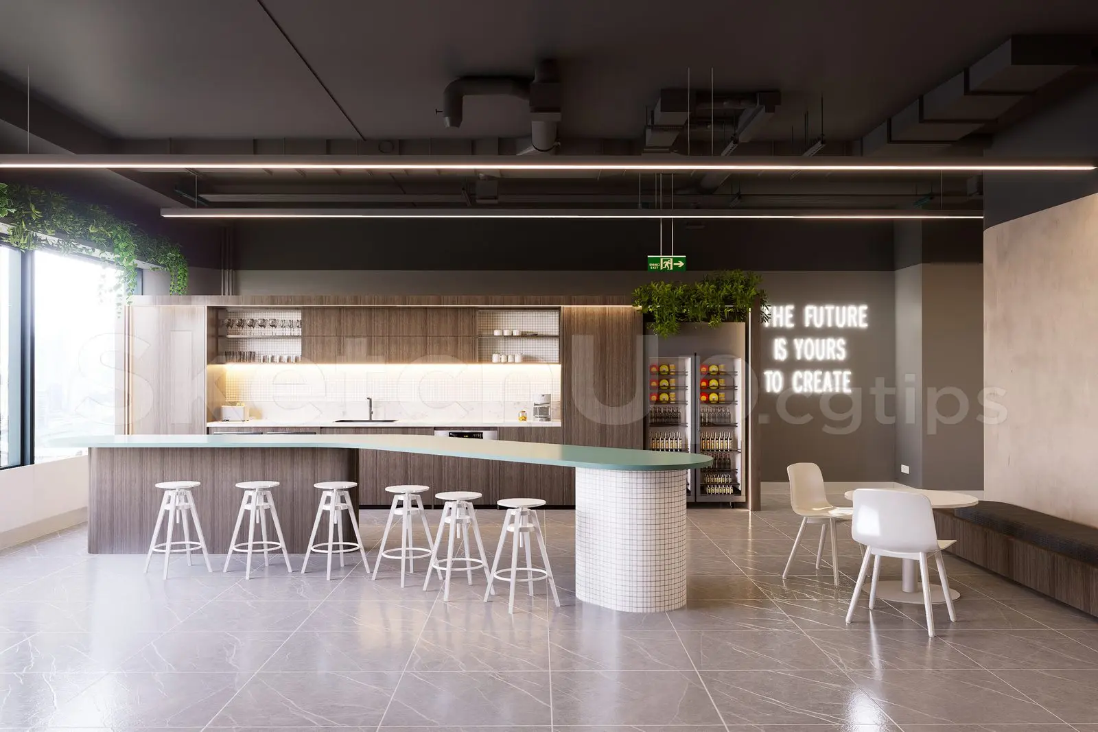 Office Bar Interior