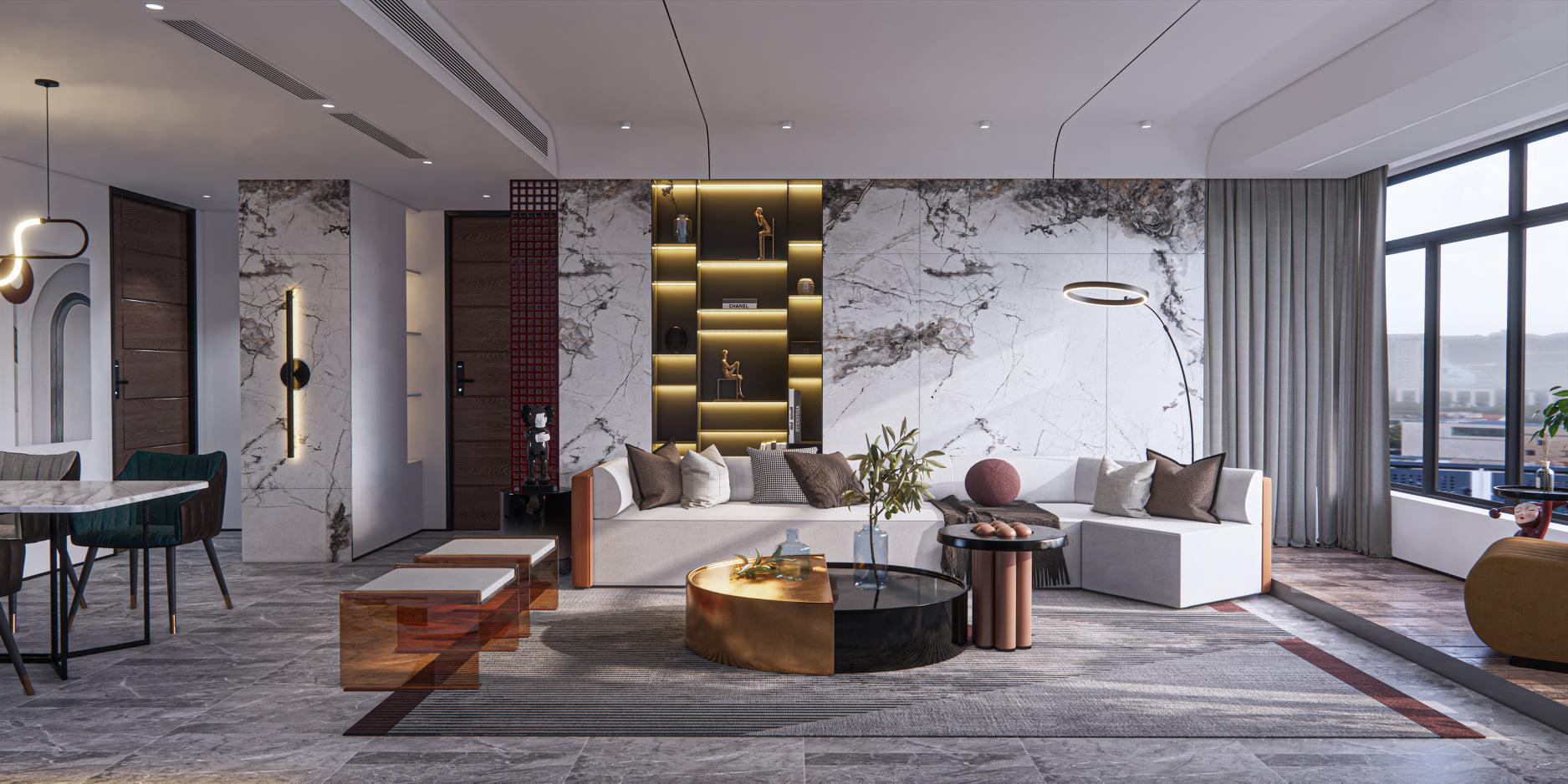 Interior Livingroom Scene