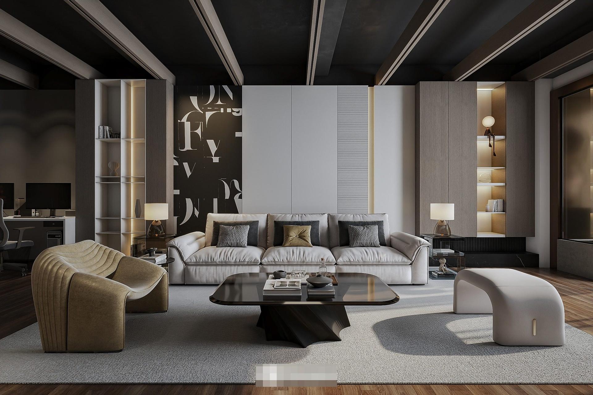 Living Room – Kitchen Interior