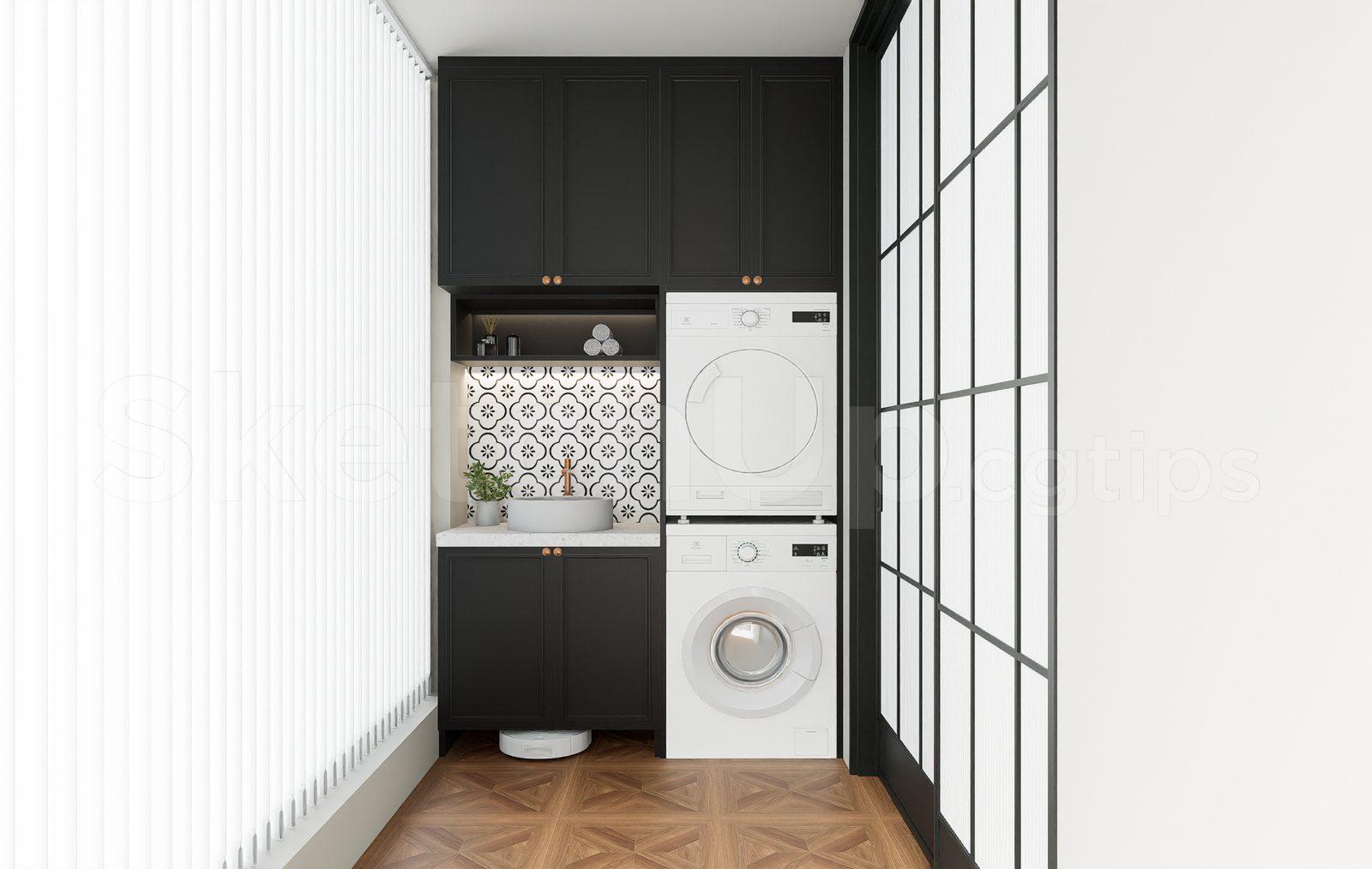 Modern Laundry Room — preview 1 (cgtips)