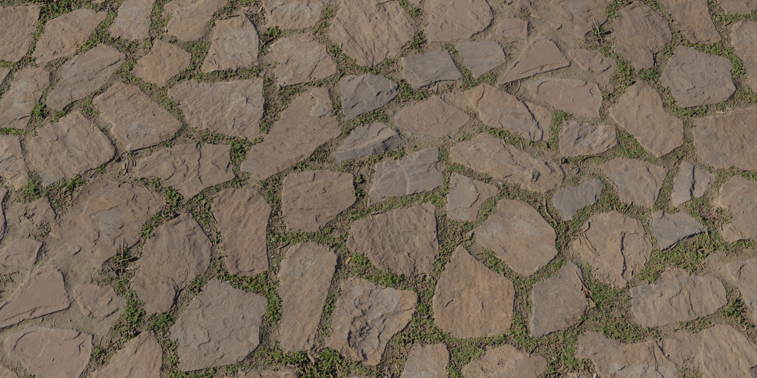 Grassy Cobblestone