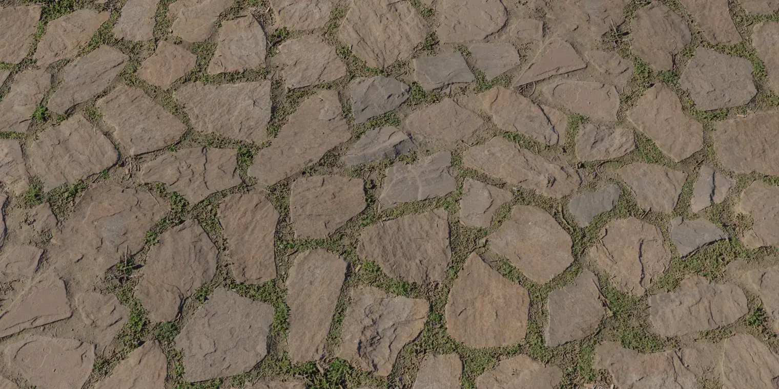 Grassy Cobblestone