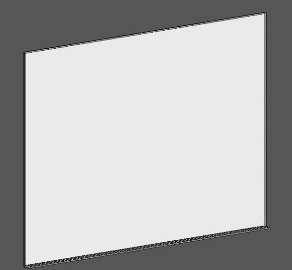 White Board with Tray