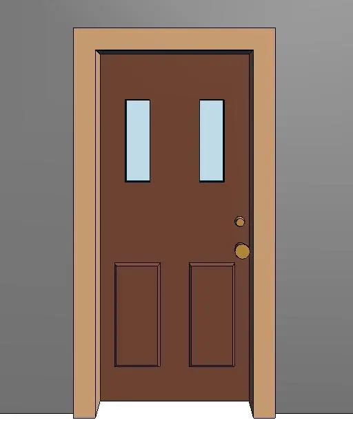 Door - Residential Exterior - Inswing