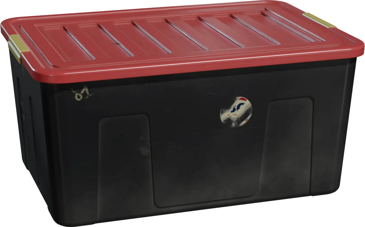 Plastic Container — preview 1, by PierreB3D (Poly Haven, CC0)