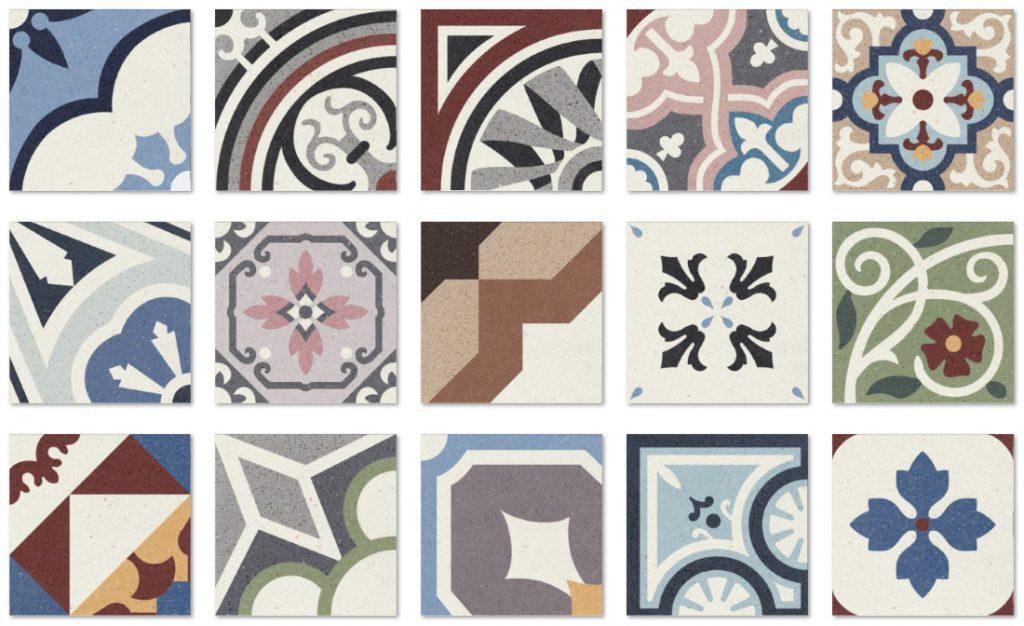Textures From Cement Tiles