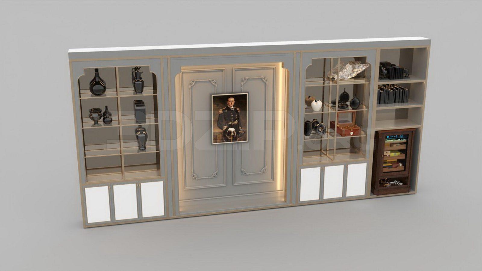 Display Cabinets — preview 1, by Ty (3dzip)