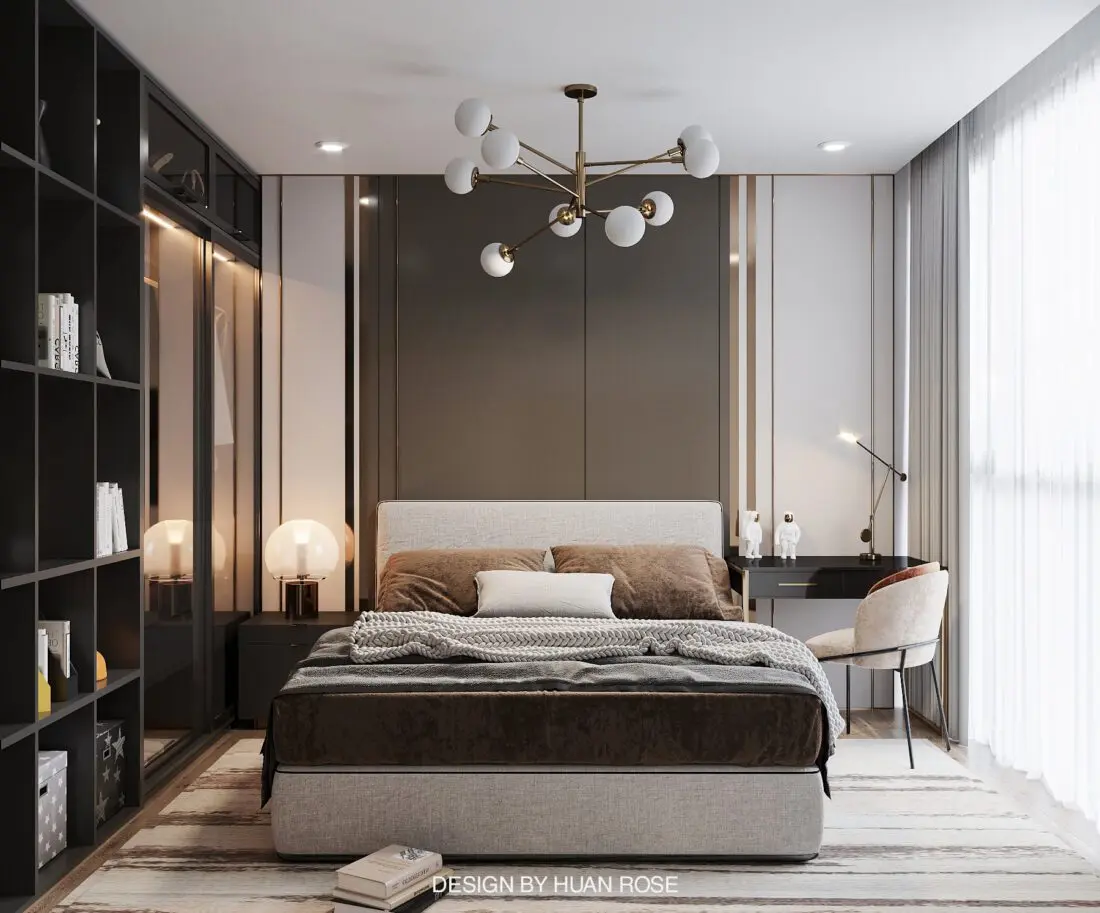 Interior Scenes Model Bedroom 554