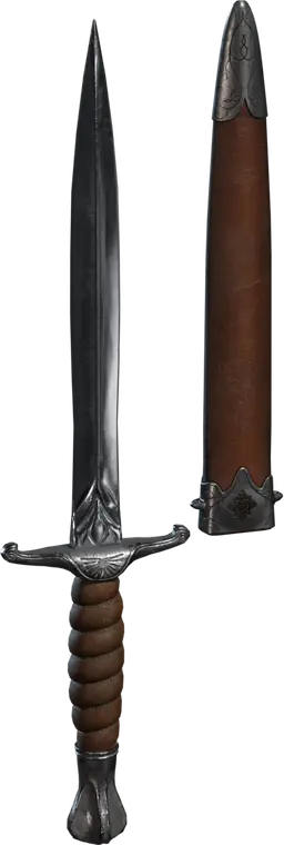 Ornate Medieval Dagger — preview 1, by Sofia Pahaoja (Poly Haven, CC0)