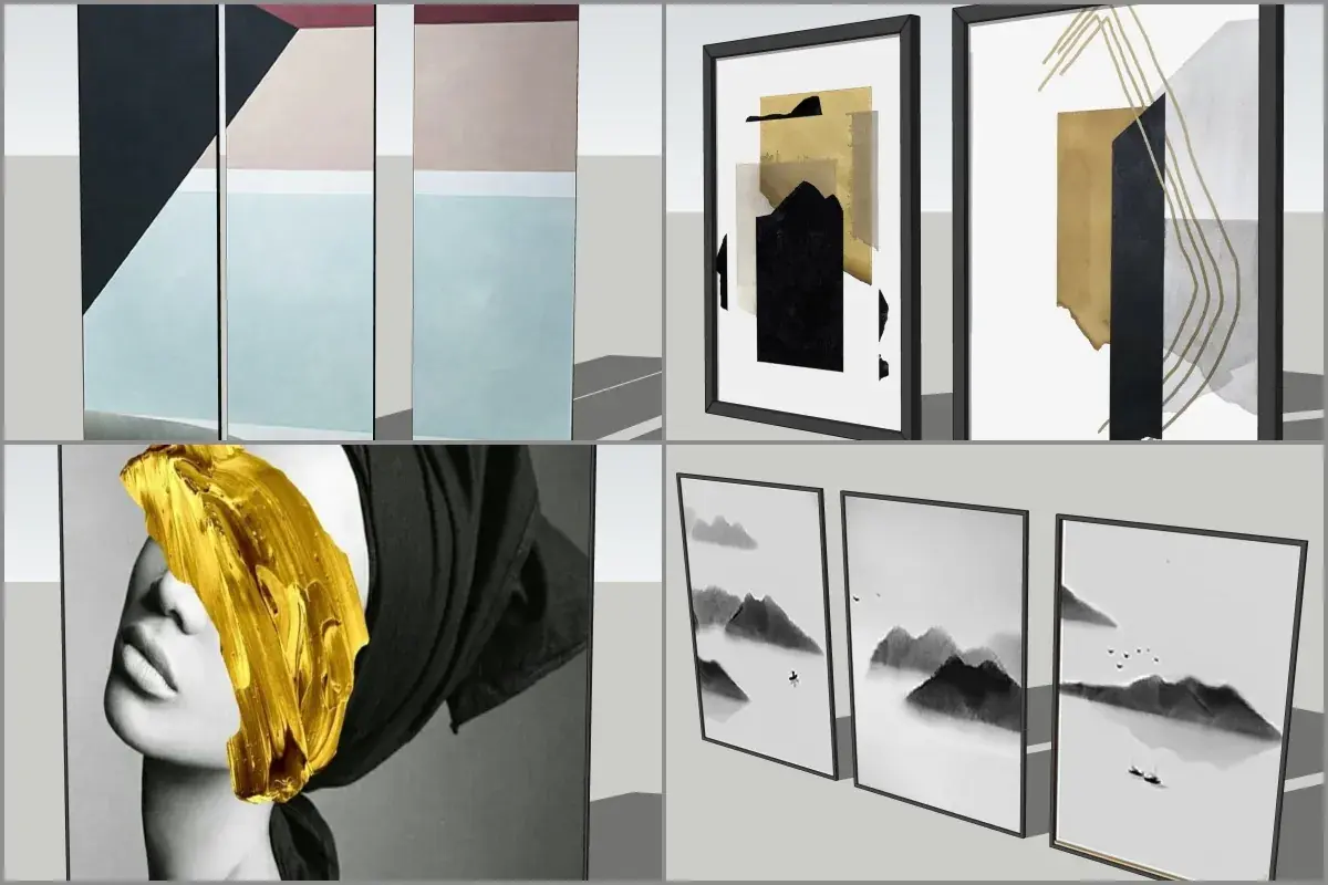 Combo Picture And Paints