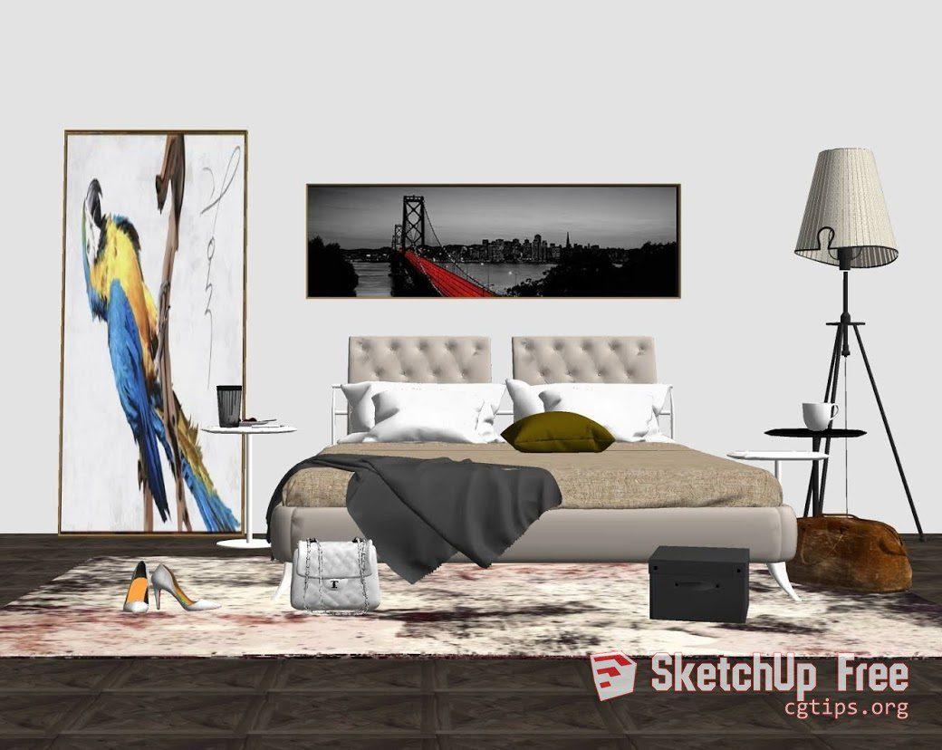 Interior Bedroom Scene