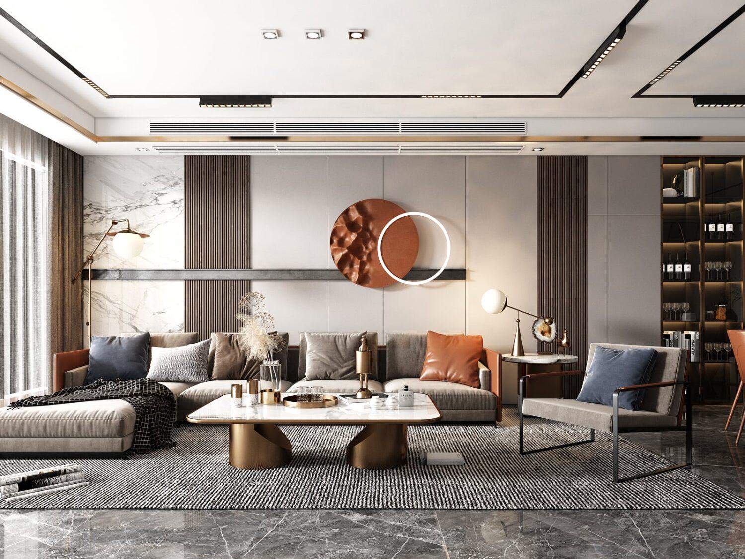 Interior Scene Model Livingroom 587
