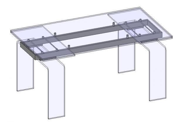 Living room cristal table